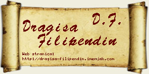 Dragiša Filipendin vizit kartica